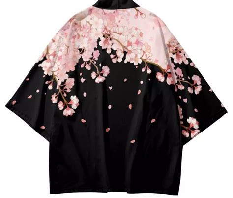 Japanese Sakura Cherry Blossom Cardigan Robe Rave PLUR Haori - Etsy