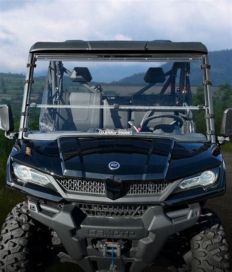 CFMOTO UForce 1000 Full Folding Windshield | ClearlyTough