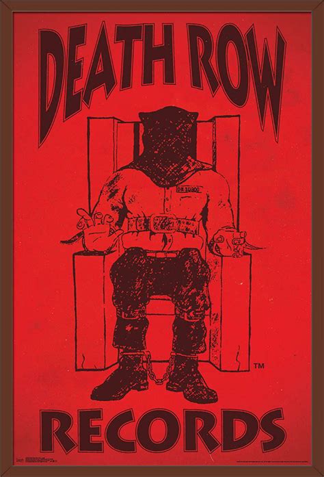 Death Row Records - Logo Wall Poster, 22.375" x 34", Framed - Walmart.com