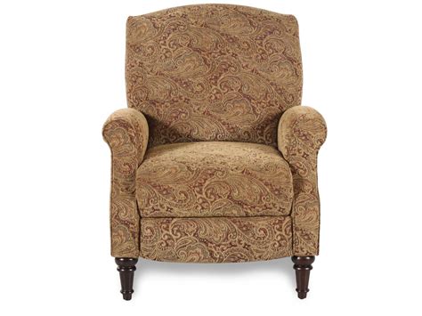 Traditional Tapestry-Patterned 32" High-Leg Recliner | Mathis Brothers Furniture