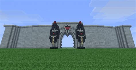 Huge Castle Gate Arch & Castle/Town Minecraft Project