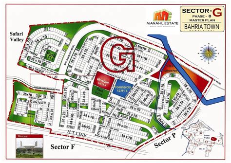 Bahria Town Rawalpindi and Islamabad Maps - Manahil Estate