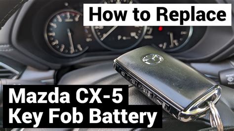 How To Change The Battery In A Mazda Cx 5 Fob