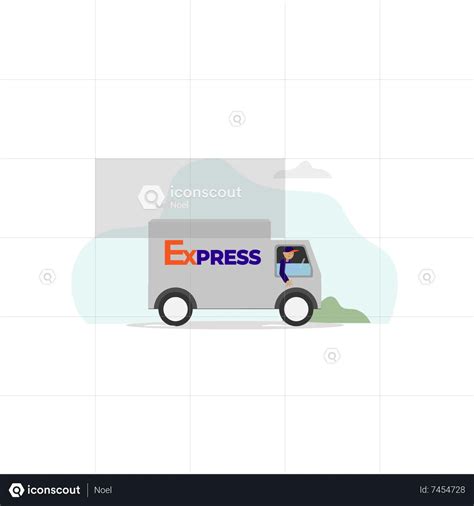 Fedex Delivery Truck Animated Icon - Free Download E-commerce ...