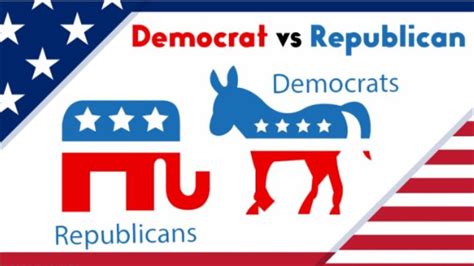 Democrat VS Republican Explain Major Difference Between US Parties # ...