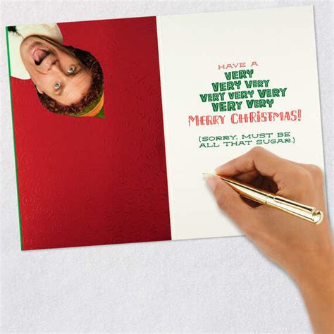 Elf Buddy the Elf™ Holiday Advice Funny Christmas Card - Greeting Cards ...