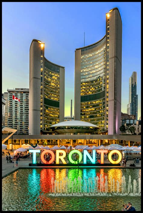 Toronto City Hall Architectural Photography Nightime & Daytime by Studio Azzurro Italian Design ...