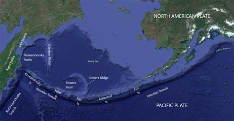 Aleutian Trench Map