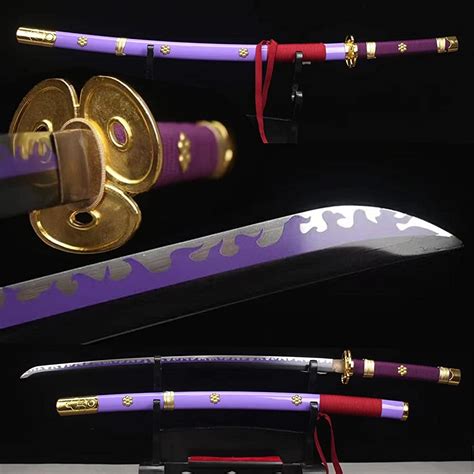 One Piece Handmade Japanese Katana Roronoa Zoro Katana Samurai Real ...