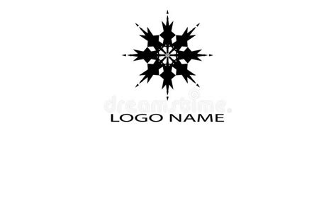 Logo Abstract Circle Black and White Stock Illustration - Illustration of chic, business: 112284758