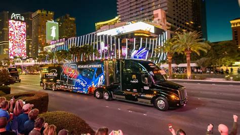 NASCAR Hauler Parade returns to Las Vegas Strip