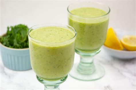 Kale, apple and cucumber - healthy smoothies - MyKitchen