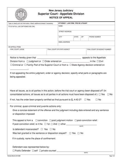 Nj Appeal Rights Form - Fill Online, Printable, Fillable, Blank | pdfFiller