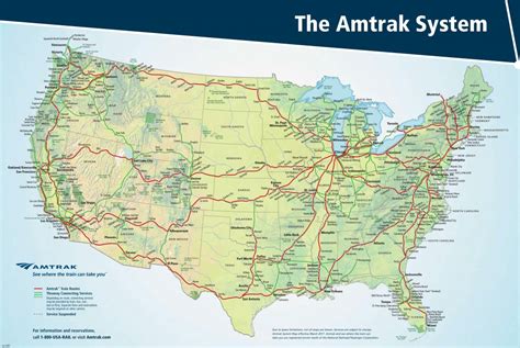 The Amtrak System Map : Mapporn - Amtrak Florida Map - Printable Maps