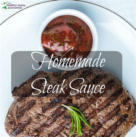 Homemade Steak Sauce (or Marinade) - Healthy Home Economist