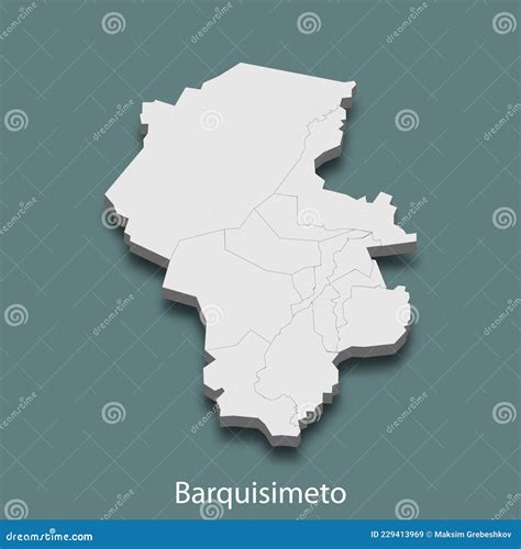 3d Isometric Map of Barquisimeto is a City of Venezuela Stock Vector - Illustration of isometric ...