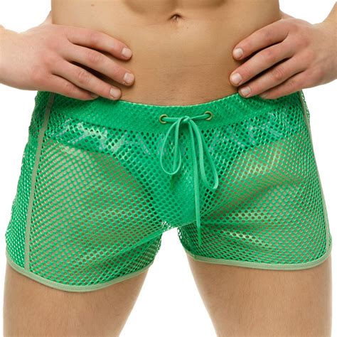 Marcuse Alba Mesh Shorts - Green | INDERWEAR