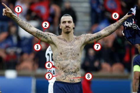 Zlatan Ibrahimovic's incredible tattoos and what they really mean | Unglaubliche tattoos, Die ...