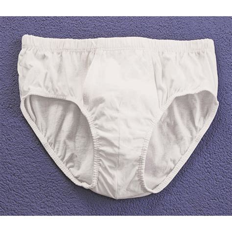 Dutch Military Surplus White Cotton Briefs, 20 Pack, New - 197047 ...