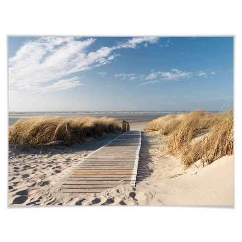 Poster – naar het strand | wall-art.nl