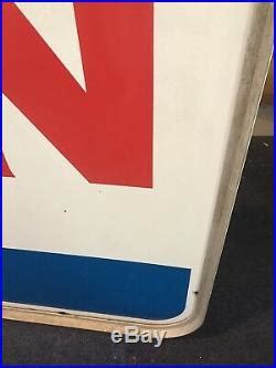 Vintage Large EXXON Gas Station Sign Original Frame And Hangers Appx. 84 X 46 | Vintage ...