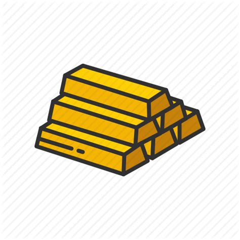 Gold Bar Icon Png #165382 - Free Icons Library