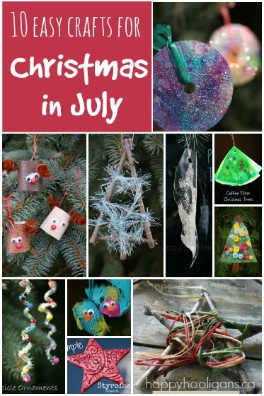 Christmas in July Crafts - Happy Hooligans