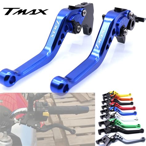 For YAMAHA TMAX 500 TMAX500 2001 2007 Motorcycle Accessories Short Brake Clutch Levers-in Covers ...