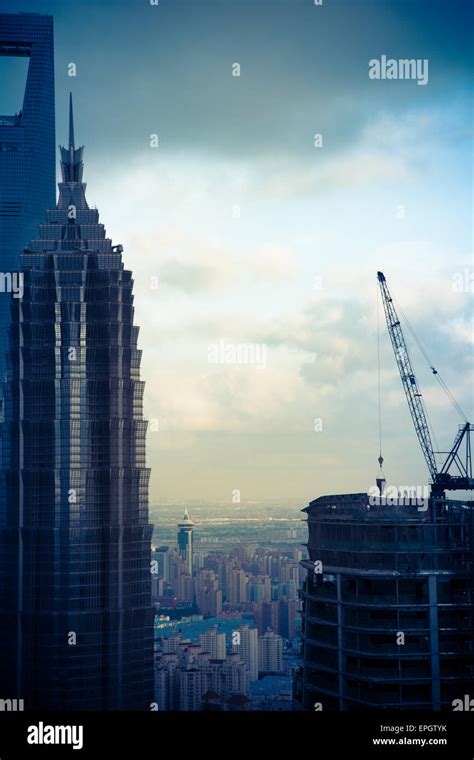 Lujiazui Financial Center Stock Photo - Alamy