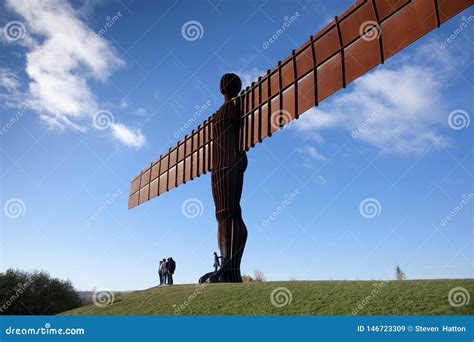 Gateshead, Near Newcastle, UK, November 2012, the Angel of the North ...