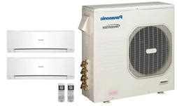 Panasonic Dual Zone 24,000 BTU Mini Split AC