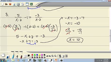 College Algebra: Linear Equations and Rational Equations - YouTube