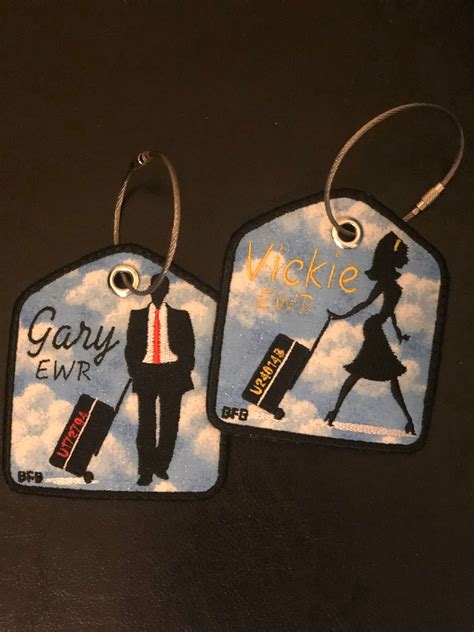 Flight Attendant Luggage Tags Personalized | Etsy