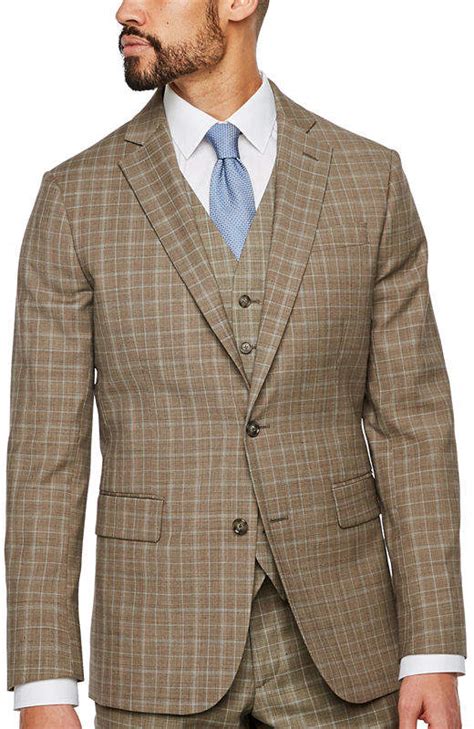 STAFFORD Stafford Plaid Classic Fit Stretch Suit Jacket | Suit jacket, Mens outfits, Suits