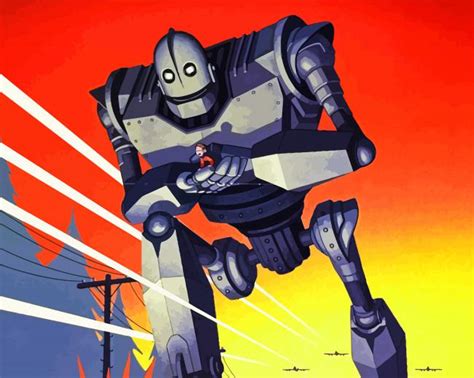 The Iron Giant Characters - 5D Diamond Painting - DiamodPainting.Sale