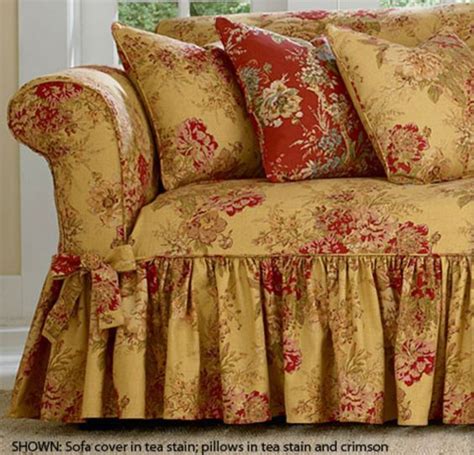 Surefit Ballad Bouquet by Waverly Slipcover | Floral sofa, Slipcovers ...