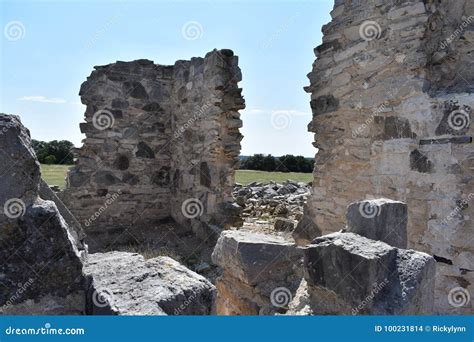 Fort McKavett Ruins in Central Texas Stock Photo - Image of fort, walls: 100231814