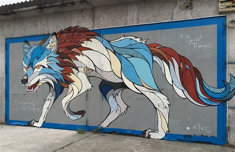 Microsoft // Mural // Wolf on Behance