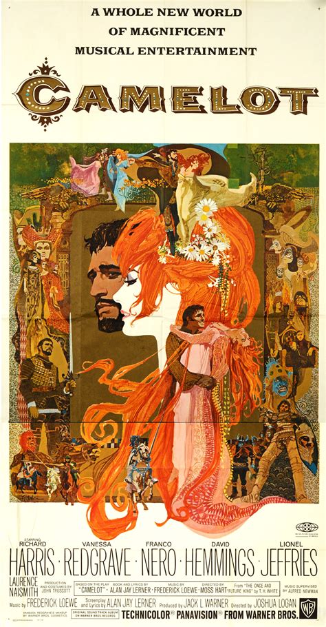 Camelot, movie poster tree sheets, 1967. Art by Bob Peak. | Camelot movie, Movie poster art ...