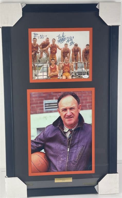 Lot Detail - Hoosiers: Framed Photos Signed by Maris Valainis and Brad Long (JSA)