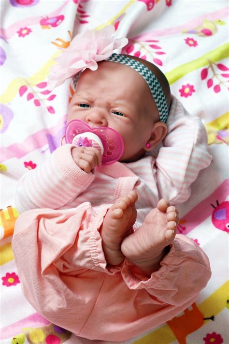 My Adorable Baby Girl Berenguer Preemie Lifelike Reborn Doll W Pacifier,Bottle - Reborn Dolls