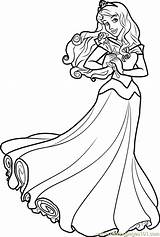 Princess Aurora Coloring Page  Free Disney Princesses Pages sketch template