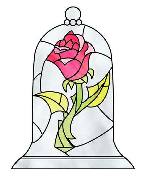 Free Beauty And The Beast Rose Silhouette, Download Free Beauty And The Beast Rose Silhouette ...