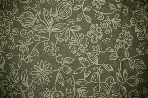 Floral Fabric Olive Free Stock Photo - Public Domain Pictures