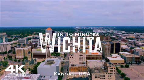 WICHITA 2024 🇺🇸 Drone Aerial 4K | Kansas KS United States of America ...