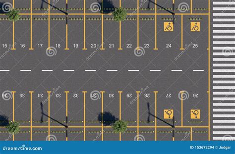 Parking Lot Pedestrian Markings