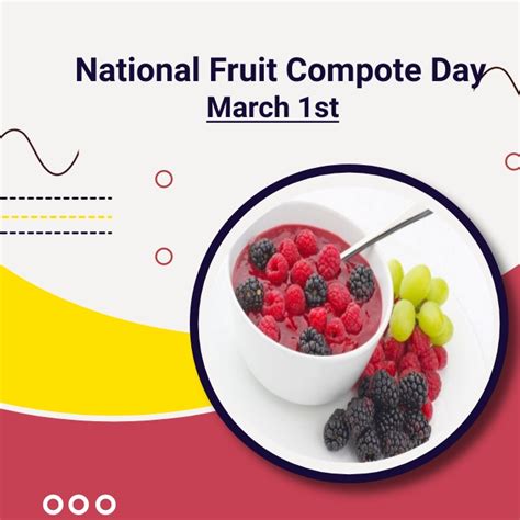 national fruit compote day Template | PosterMyWall