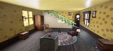 ArtStation - Courage the cowardly dog house interior Unreal Engine