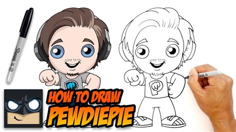 How to Draw Pewdiepie - Drawing Lesson