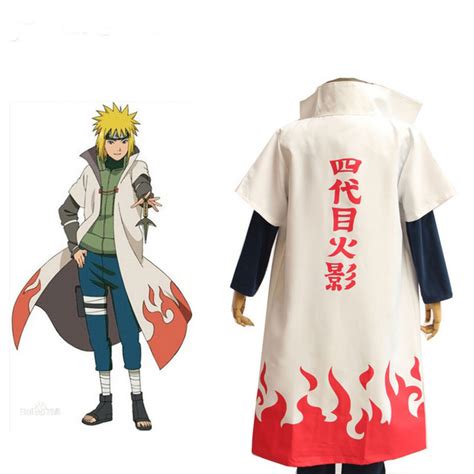 Naruto Yondaime 4th hokage cloak Cosplay Costume ( free shipping )